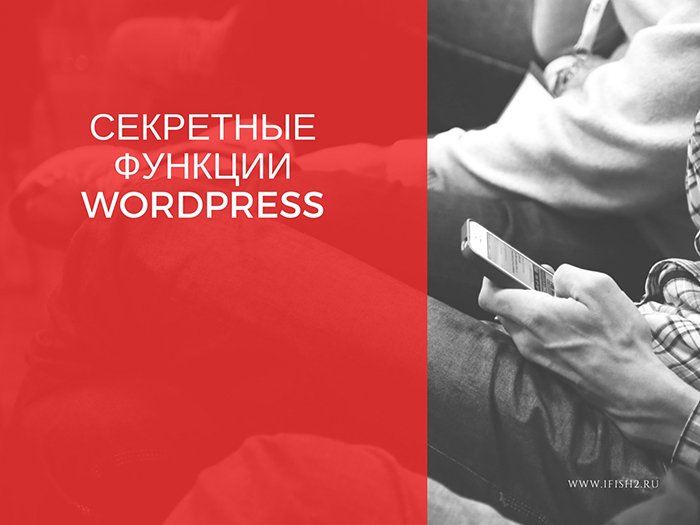 Секретные функции WordPress